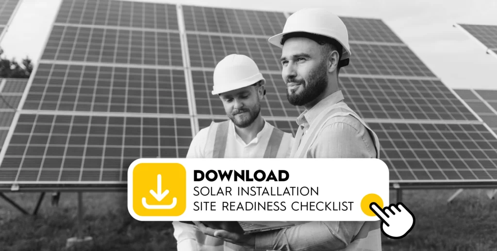 Solar installation checklist